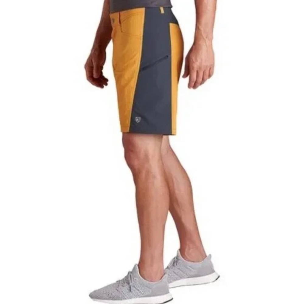Kuhl Mutiny Shorts Mens 34 Yellow Unlined Water Outdoors